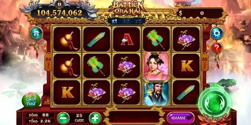 Quy tắc quay slot trong siêu phẩm vô cùng đơn giản